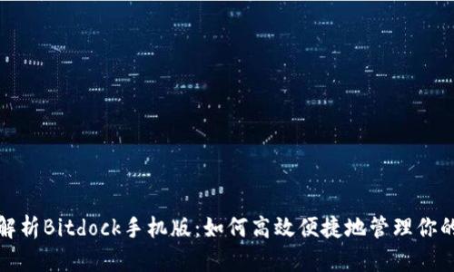 全面解析Bitdock手机版：如何高效便捷地管理你的投资